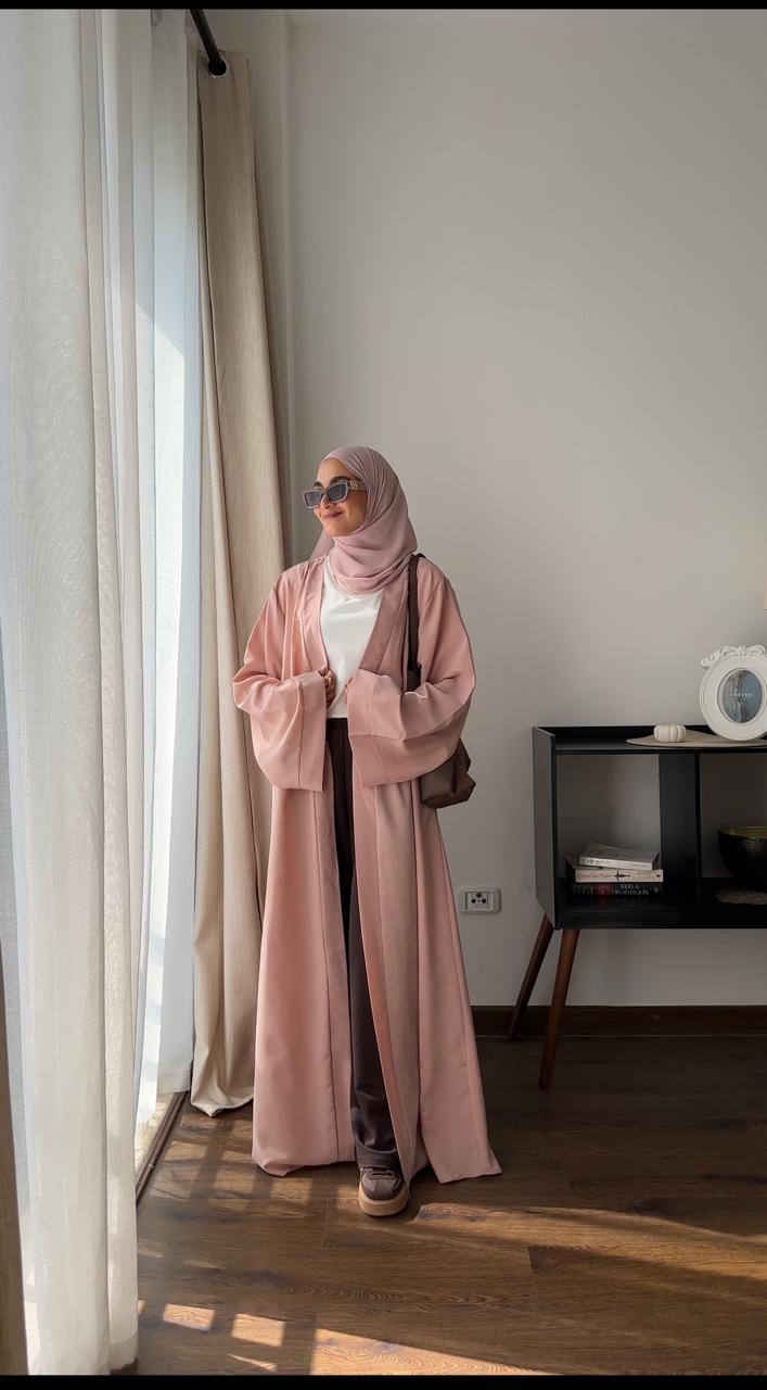 Soft Pink Abaya