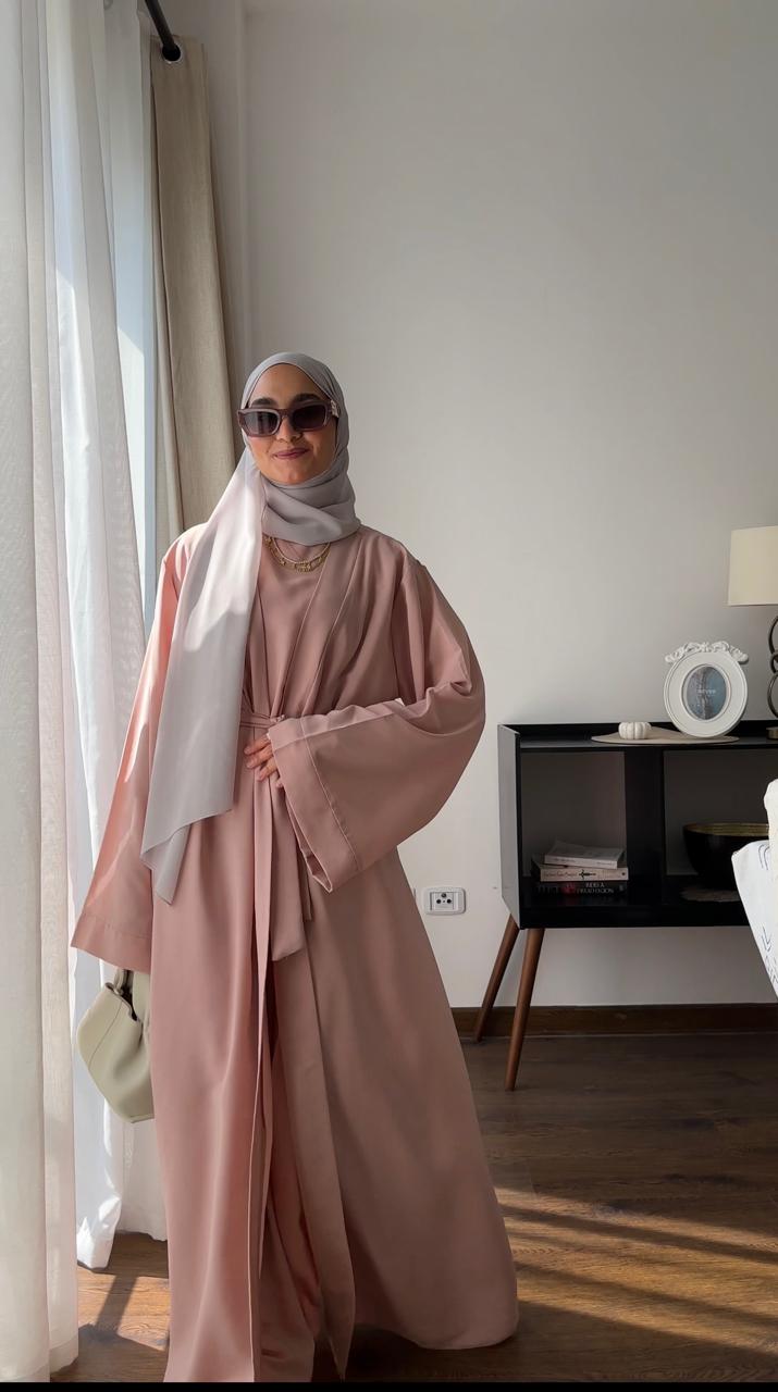 Soft Pink Abaya