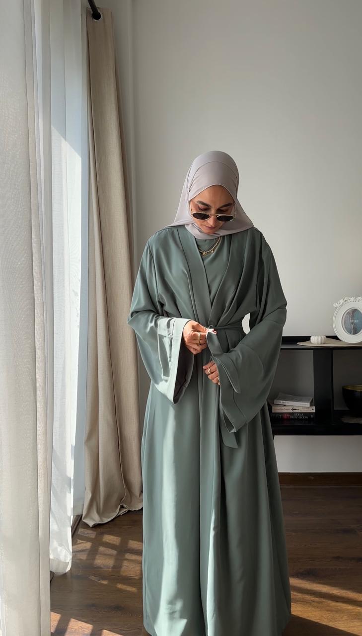 Mint Green Abaya