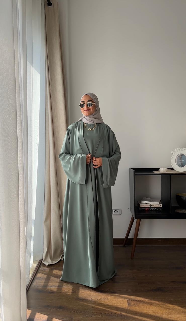 Mint Green Abaya