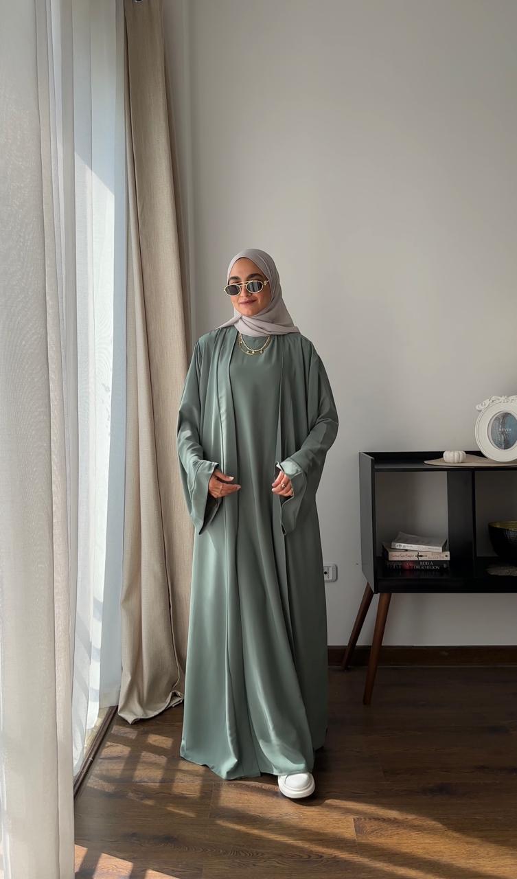 Mint Green Abaya
