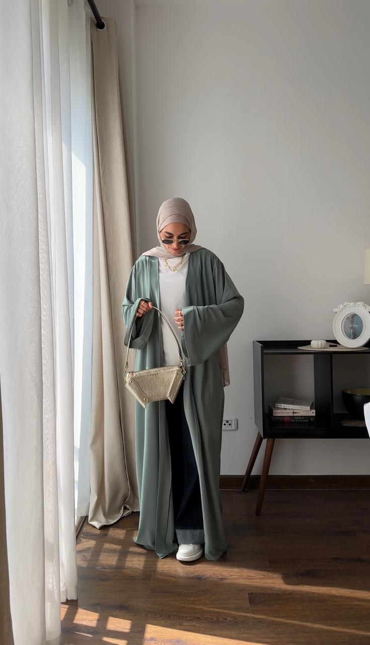 Mint Green Abaya
