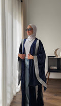 Dark Navy Velvet Kaftan