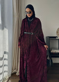 Velvet Burgundy Kaftan